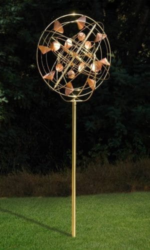 26" StrataSphere Wind Sculpture on Pole